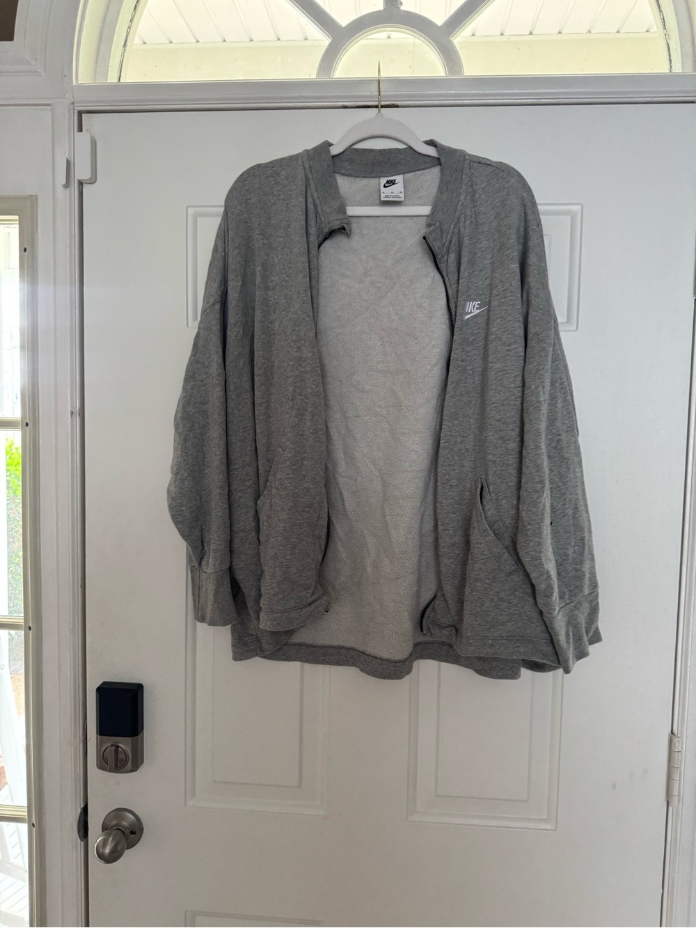 Nike Light Gray Crewneck Sweatshirt